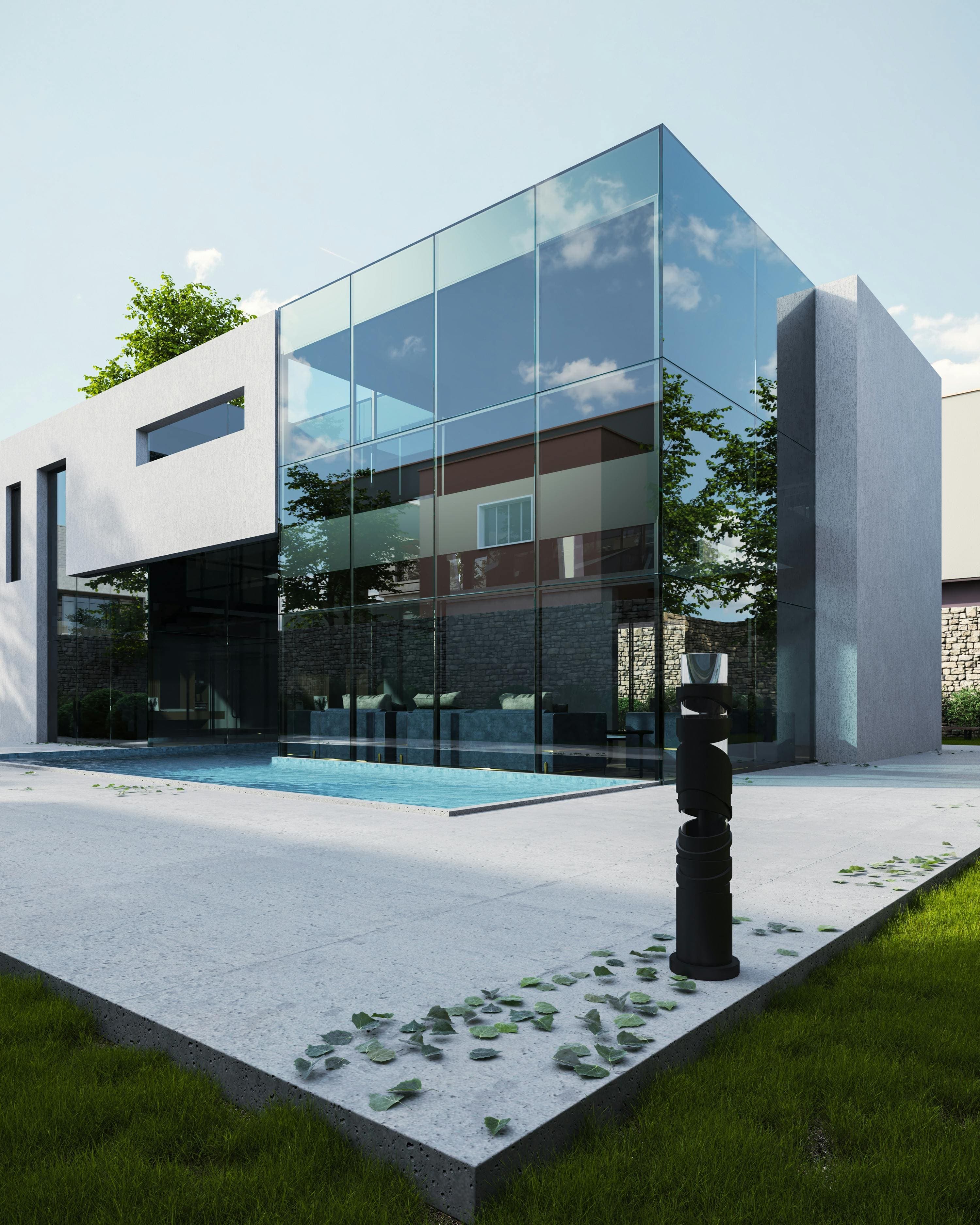 The Glass House Exterior